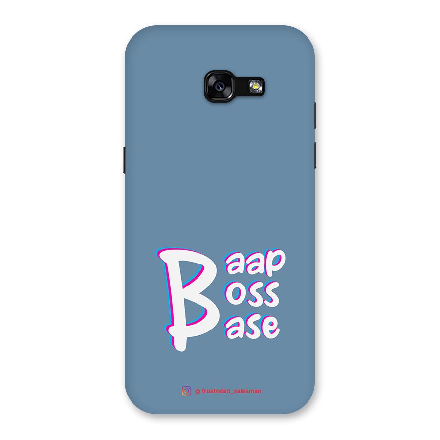 Baap Boss Base SteelBlue Back Case for Galaxy A5 2017