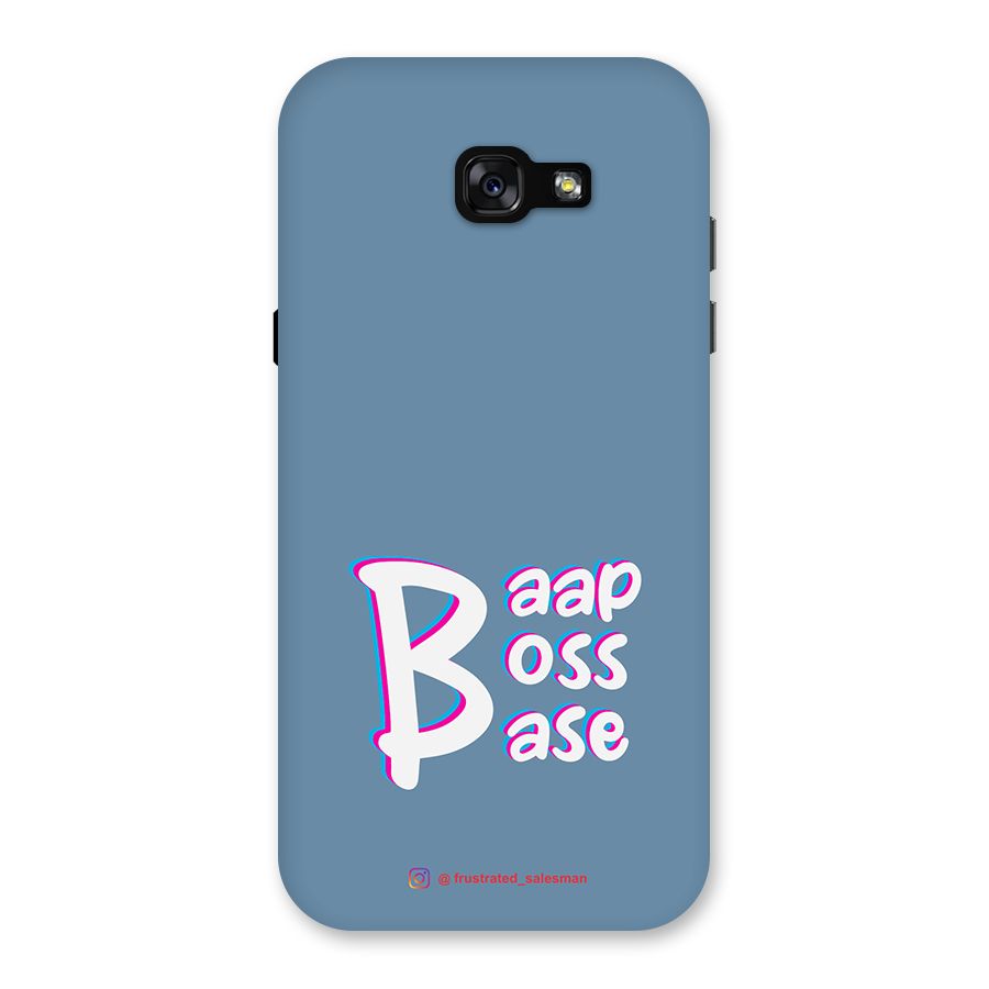 Baap Boss Base SteelBlue Back Case for Galaxy A7 (2017)