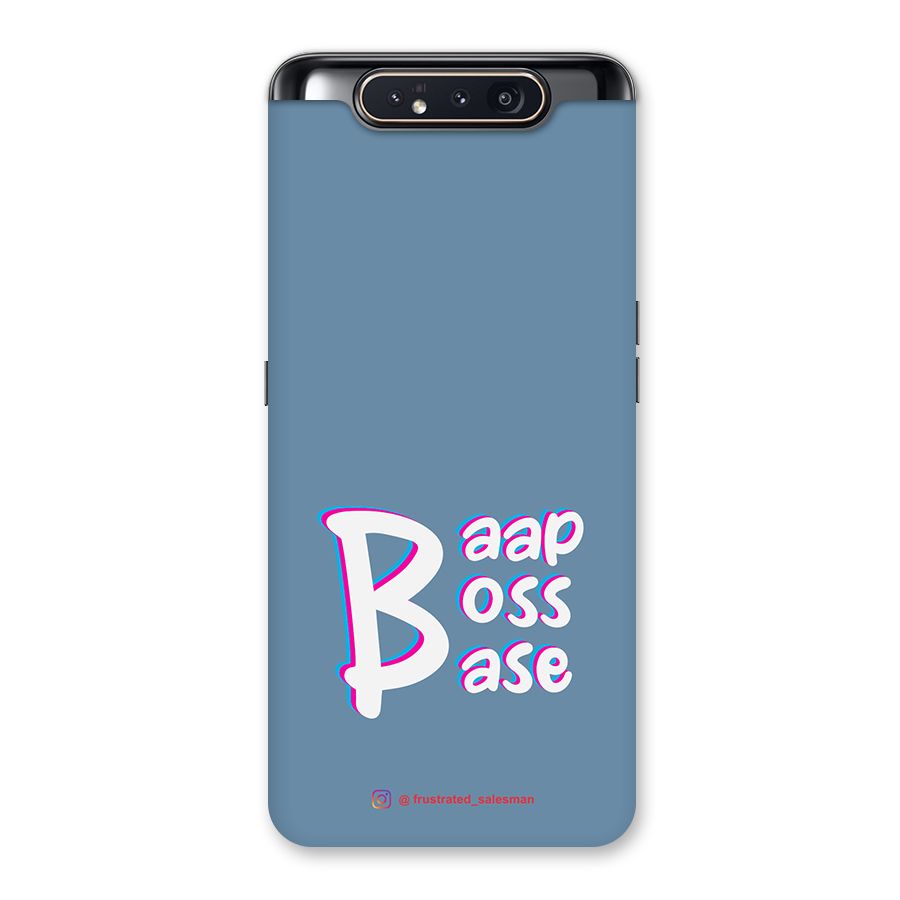 Baap Boss Base SteelBlue Back Case for Galaxy A80