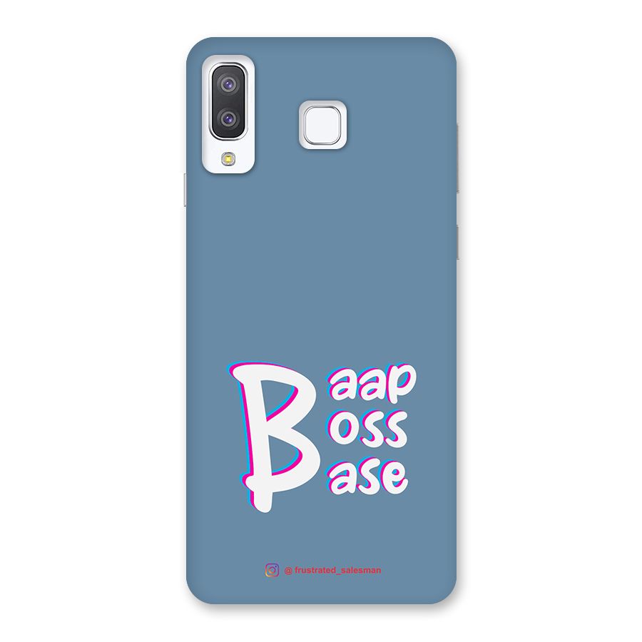 Baap Boss Base SteelBlue Back Case for Galaxy A8 Star