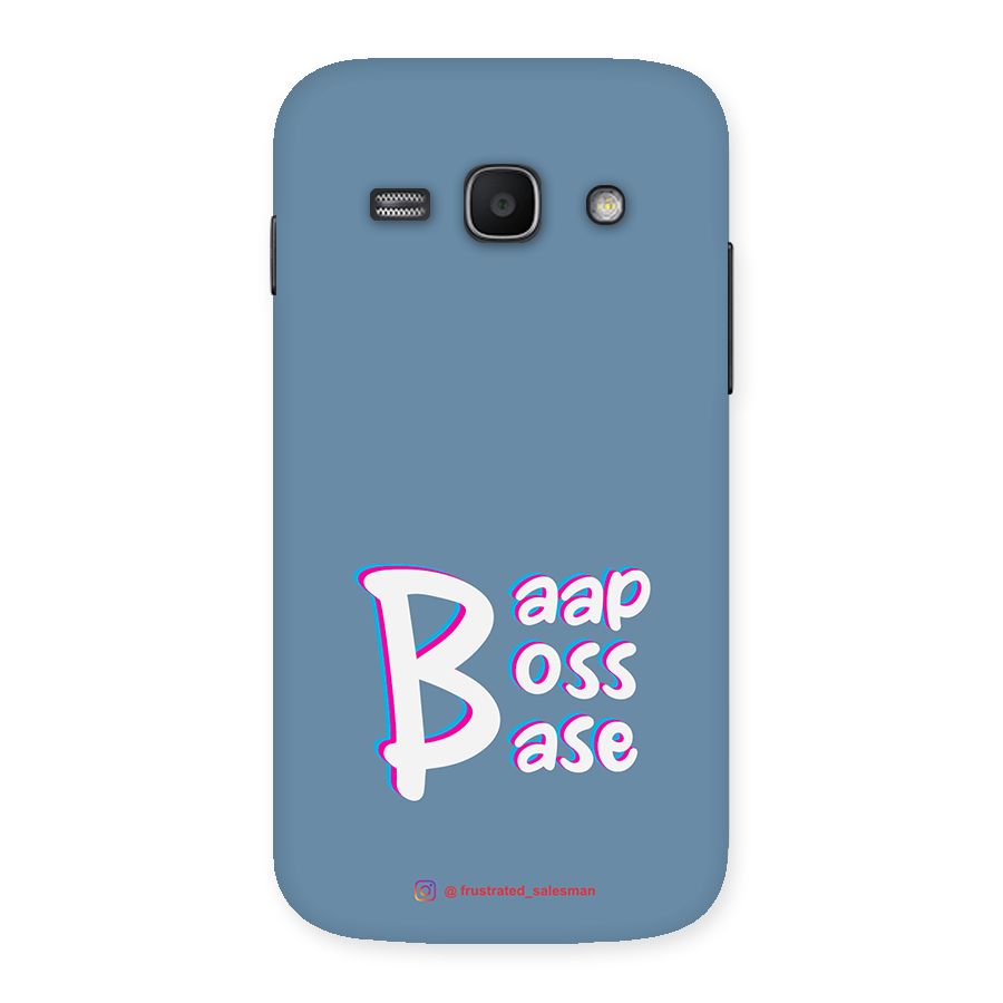 Baap Boss Base SteelBlue Back Case for Galaxy Ace 3