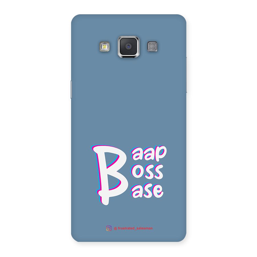 Baap Boss Base SteelBlue Back Case for Galaxy Grand Max