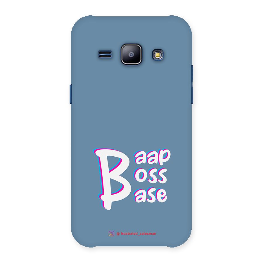 Baap Boss Base SteelBlue Back Case for Galaxy J1