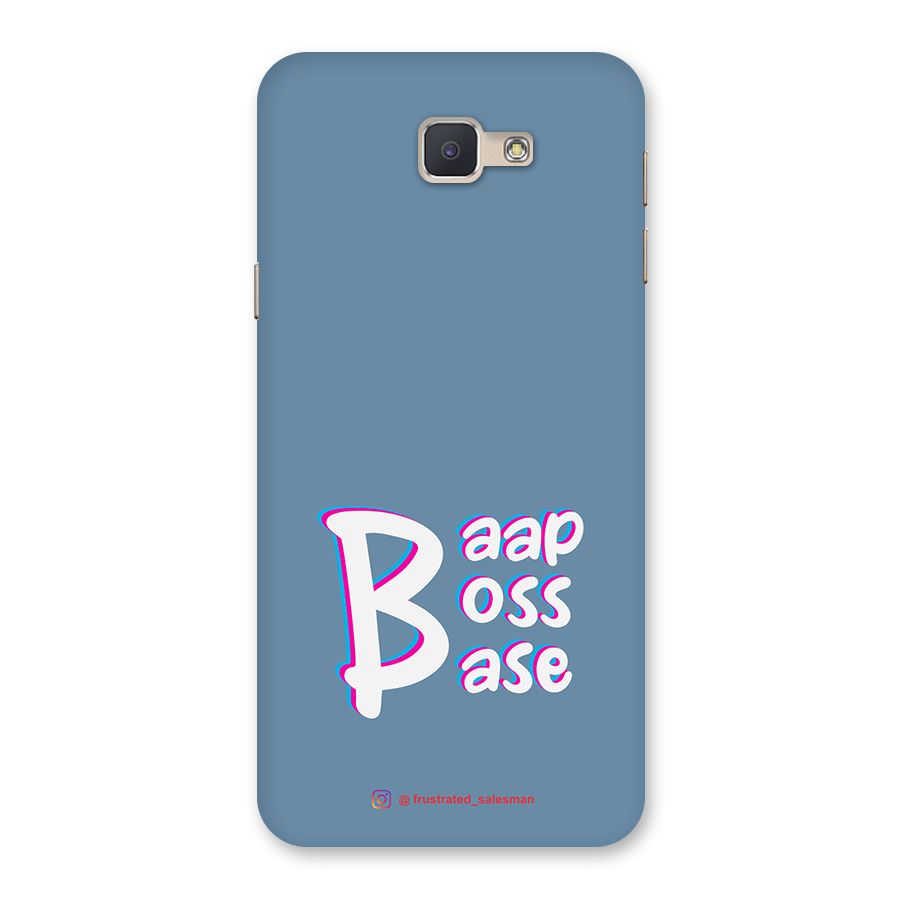 Baap Boss Base SteelBlue Back Case for Galaxy J5 Prime