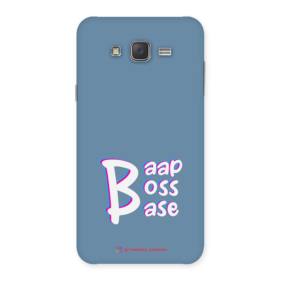 Baap Boss Base SteelBlue Back Case for Galaxy J7