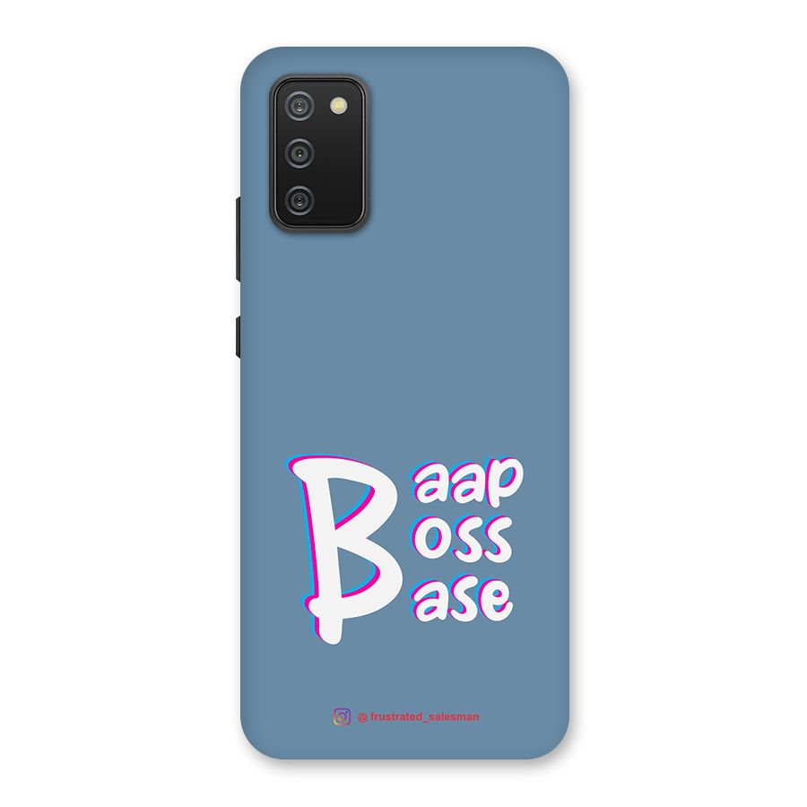 Baap Boss Base SteelBlue Back Case for Galaxy M02s