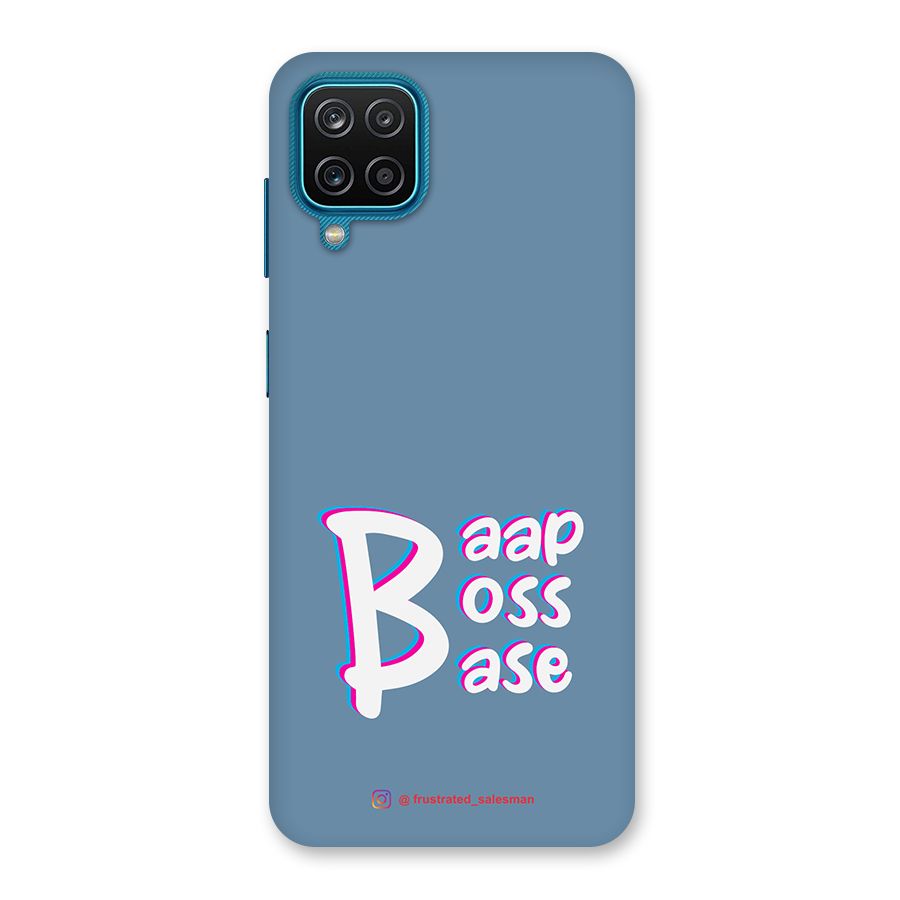 Baap Boss Base SteelBlue Back Case for Galaxy M12