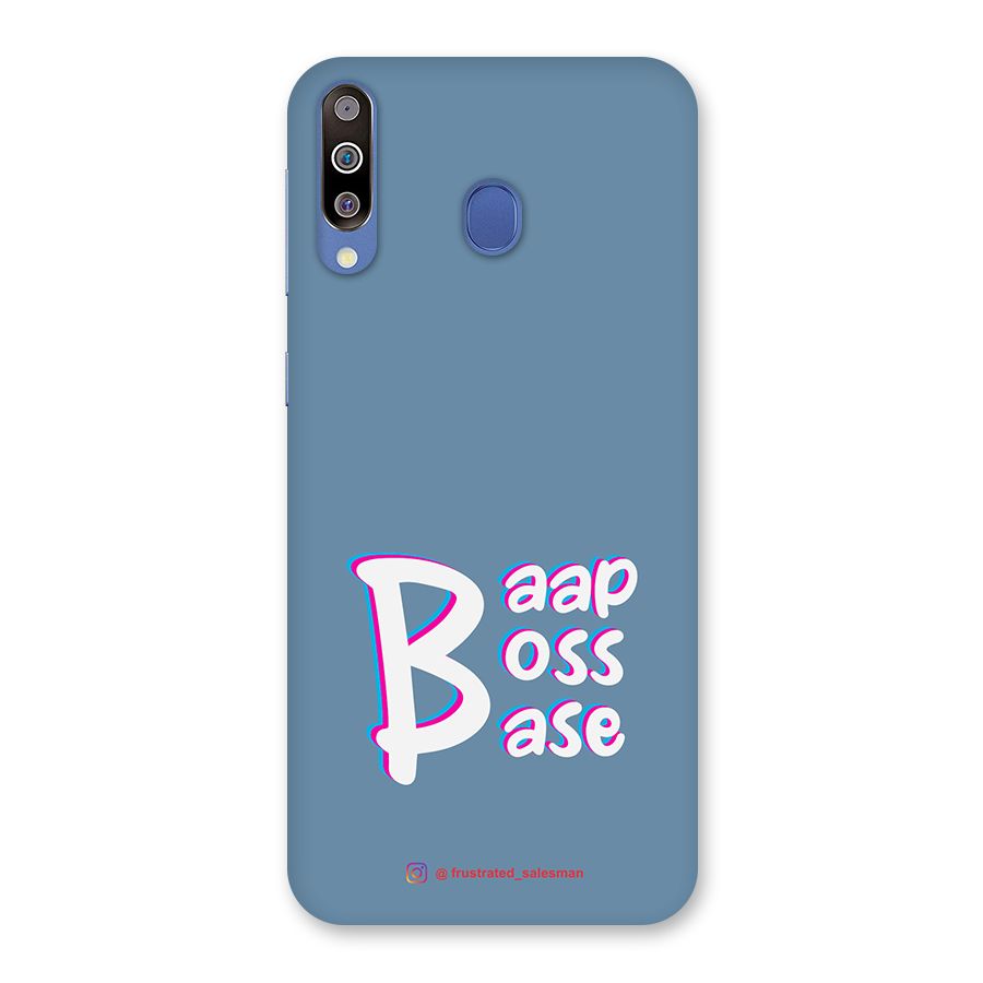 Baap Boss Base SteelBlue Back Case for Galaxy M30