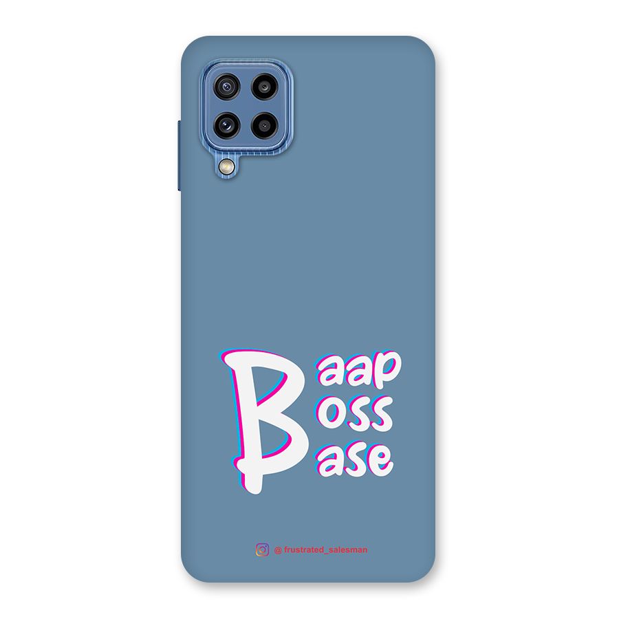 Baap Boss Base SteelBlue Back Case for Galaxy M32