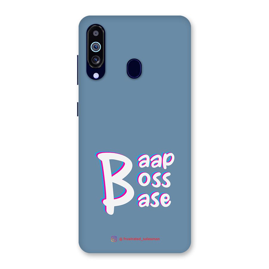 Baap Boss Base SteelBlue Back Case for Galaxy M40