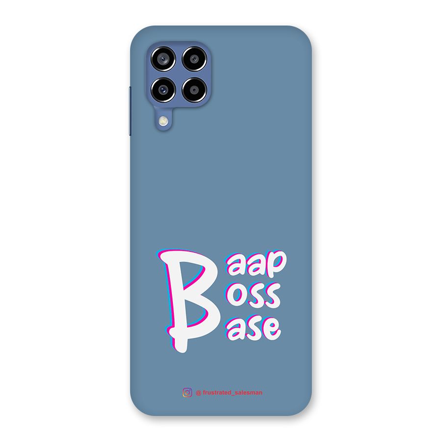 Baap Boss Base SteelBlue Back Case for Galaxy M53 5G