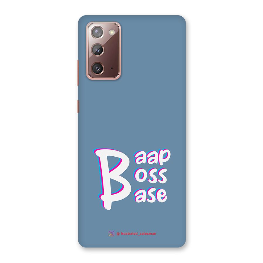 Baap Boss Base SteelBlue Back Case for Galaxy Note 20