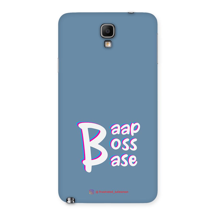 Baap Boss Base SteelBlue Back Case for Galaxy Note 3 Neo