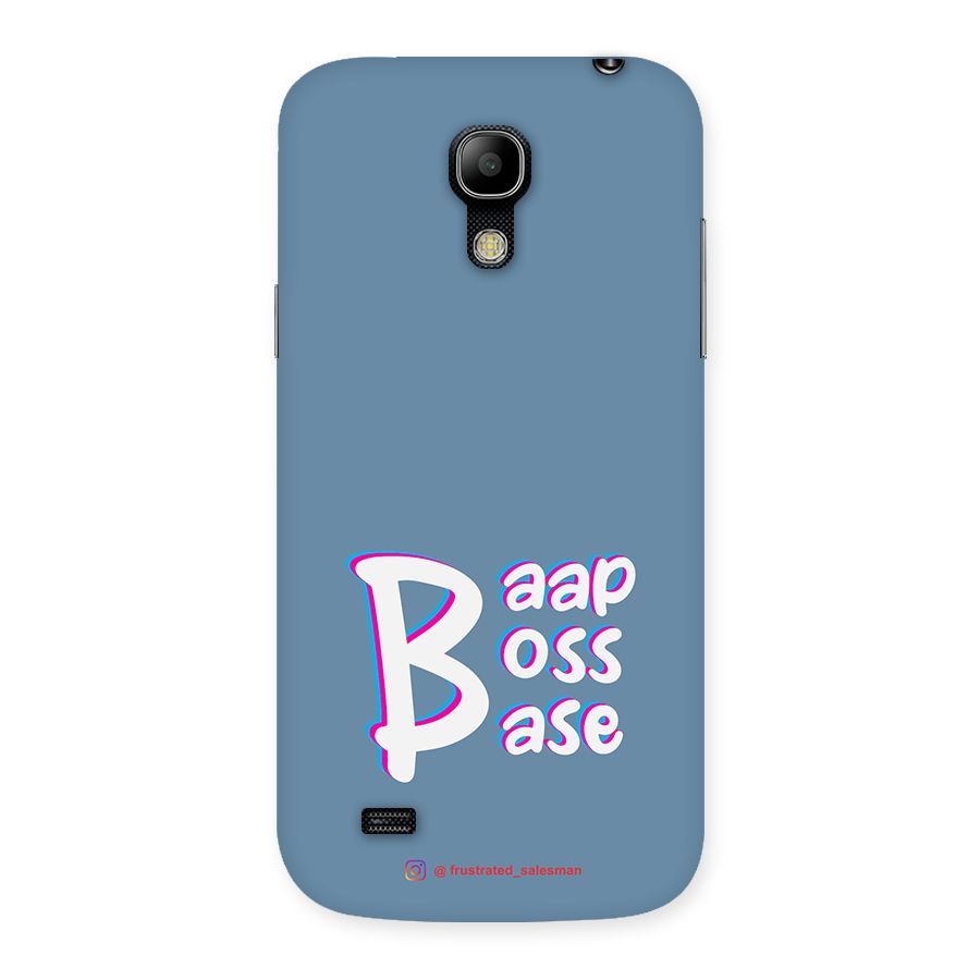 Baap Boss Base SteelBlue Back Case for Galaxy S4 Mini