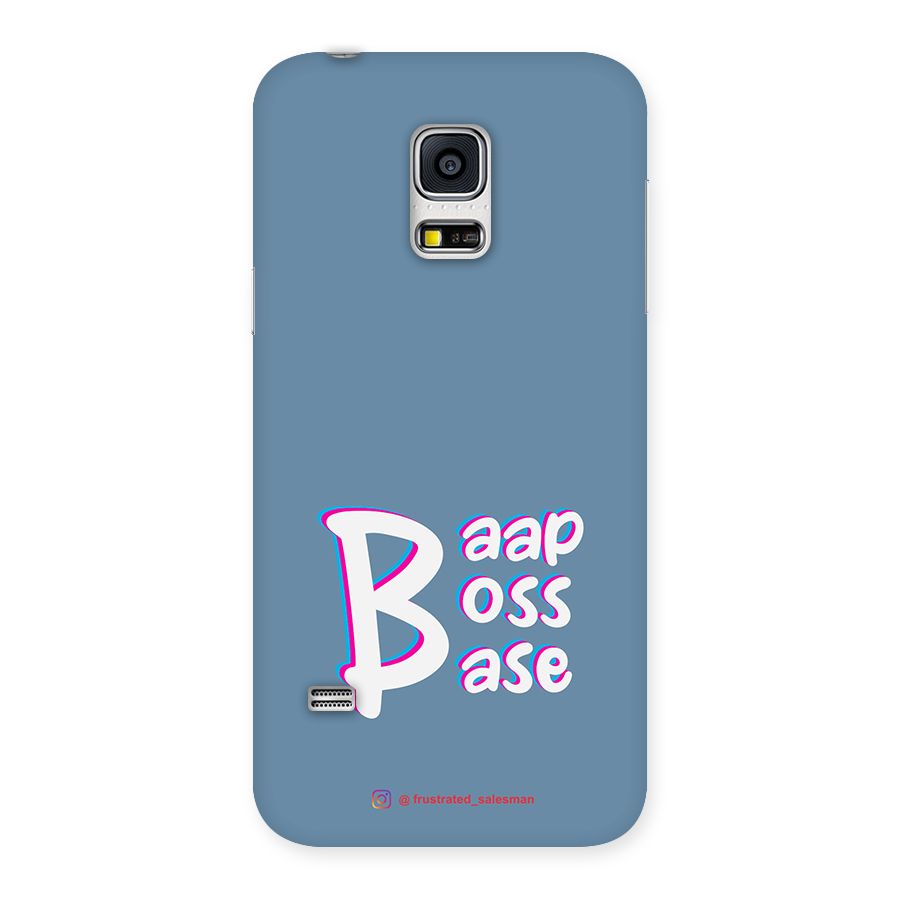Baap Boss Base SteelBlue Back Case for Galaxy S5 Mini