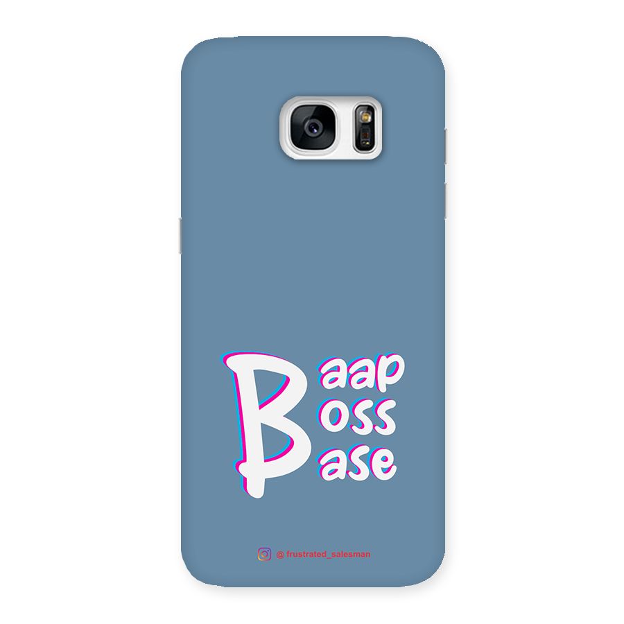 Baap Boss Base SteelBlue Back Case for Galaxy S7 Edge