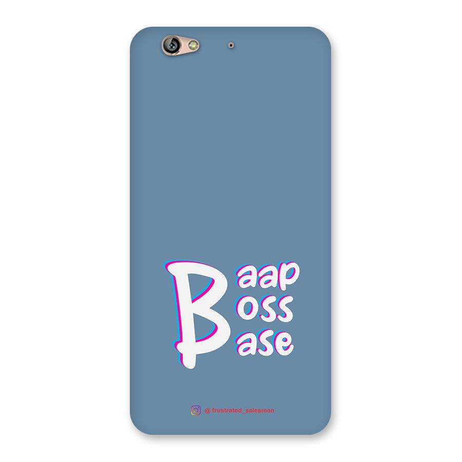 Baap Boss Base SteelBlue Back Case for Gionee S6