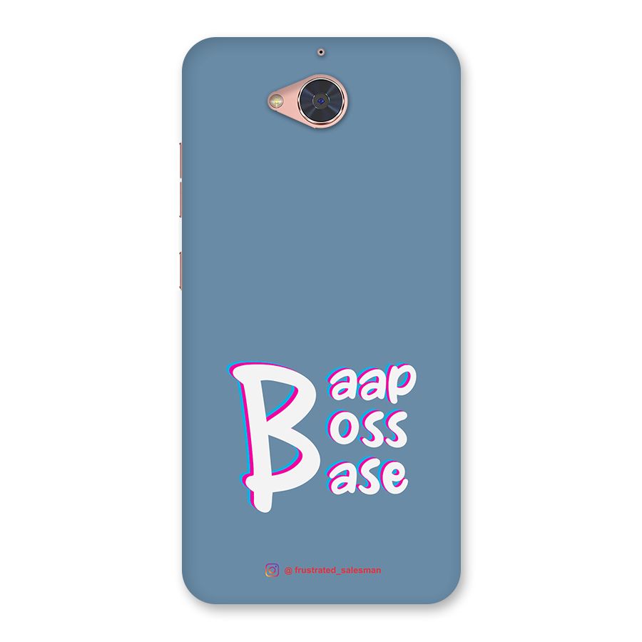 Baap Boss Base SteelBlue Back Case for Gionee S6 Pro