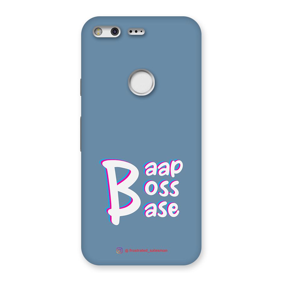 Baap Boss Base SteelBlue Back Case for Google Pixel