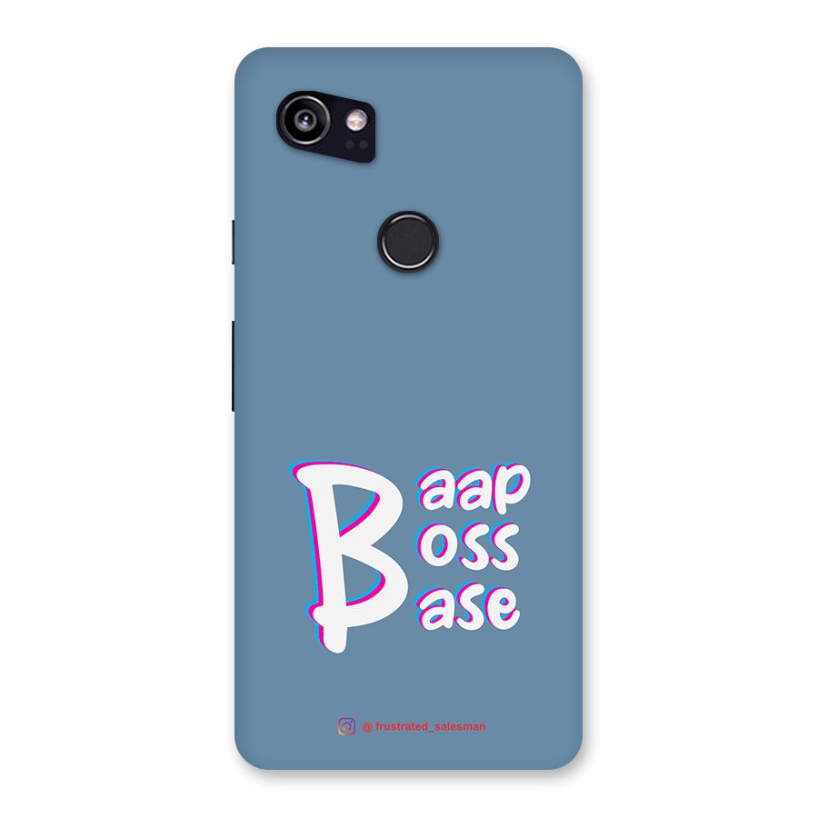 Baap Boss Base SteelBlue Back Case for Google Pixel 2 XL