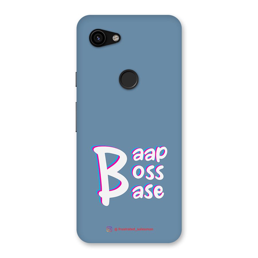 Baap Boss Base SteelBlue Back Case for Google Pixel 3a