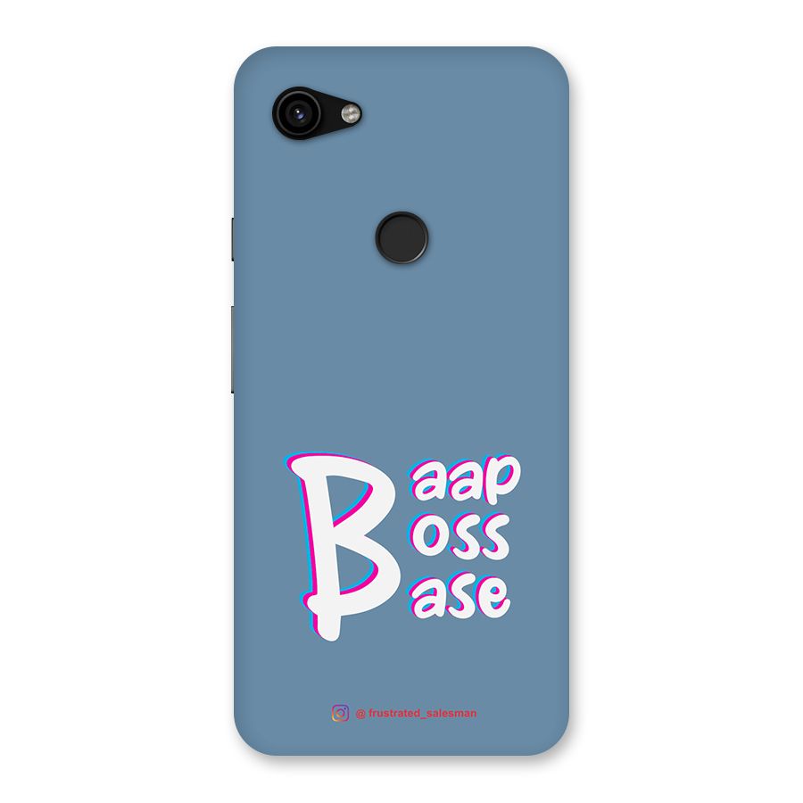 Baap Boss Base SteelBlue Back Case for Google Pixel 3a XL