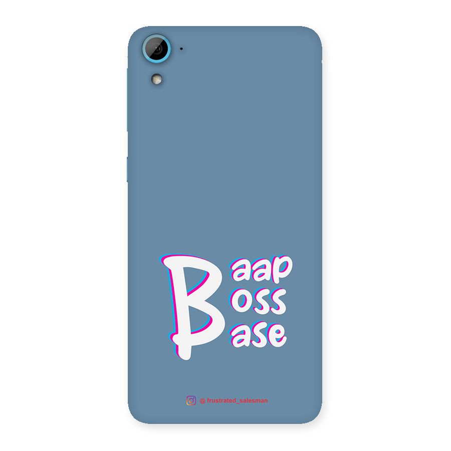 Baap Boss Base SteelBlue Back Case for HTC Desire 826