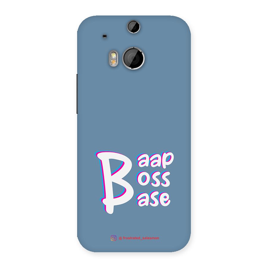 Baap Boss Base SteelBlue Back Case for HTC One M8