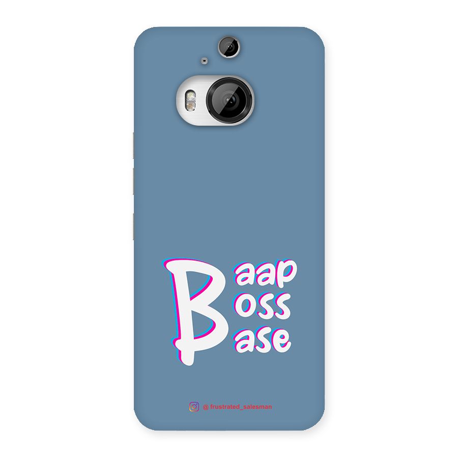 Baap Boss Base SteelBlue Back Case for HTC One M9 Plus