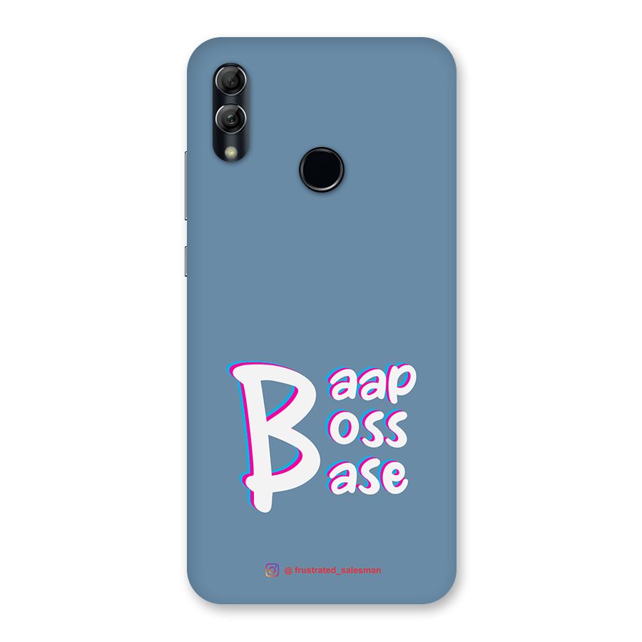 Baap Boss Base SteelBlue Back Case for Honor 10 Lite