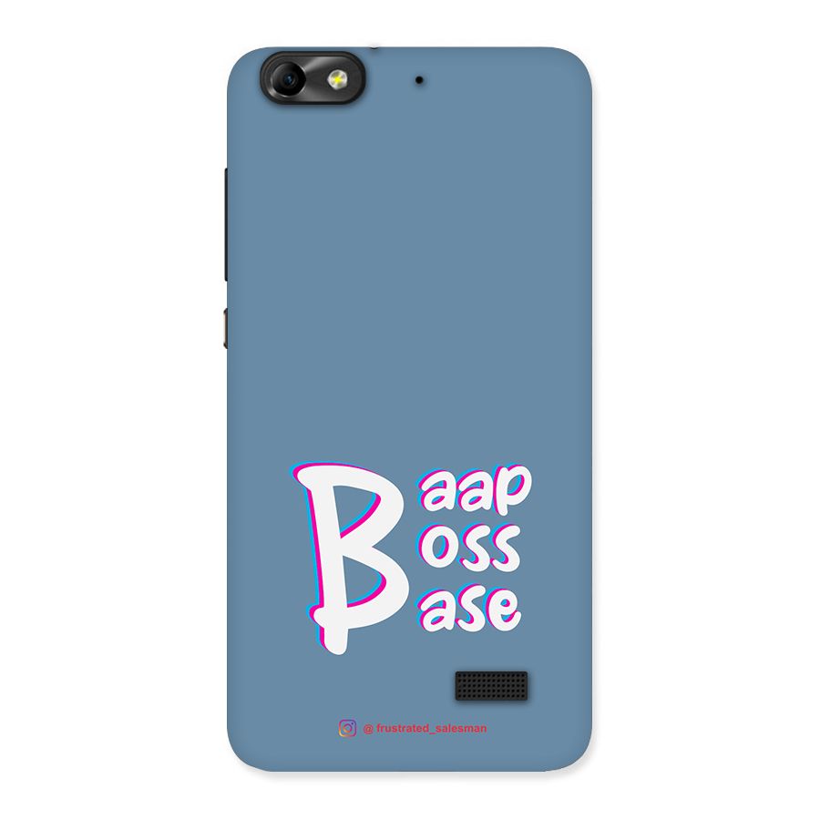 Baap Boss Base SteelBlue Back Case for Honor 4C