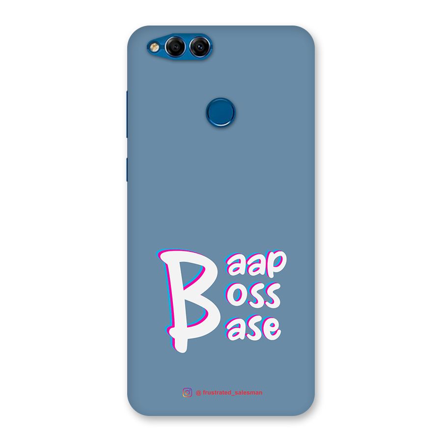 Baap Boss Base SteelBlue Back Case for Honor 7X