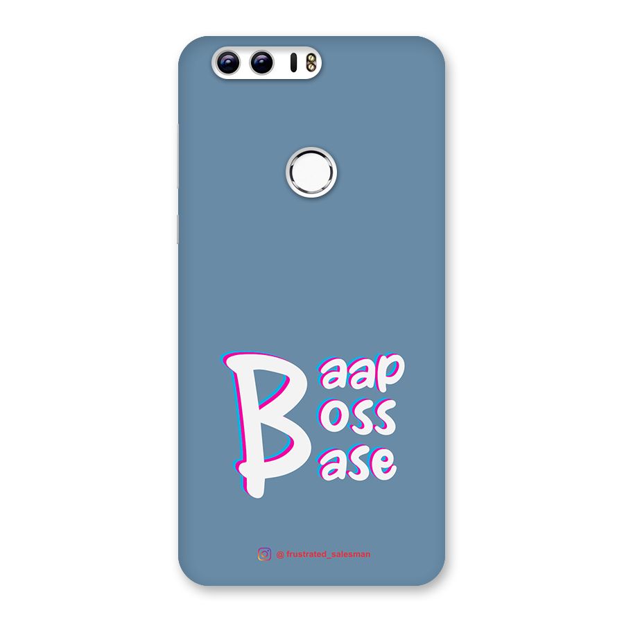 Baap Boss Base SteelBlue Back Case for Honor 8
