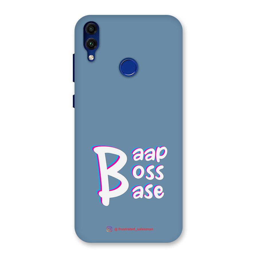 Baap Boss Base SteelBlue Back Case for Honor 8C