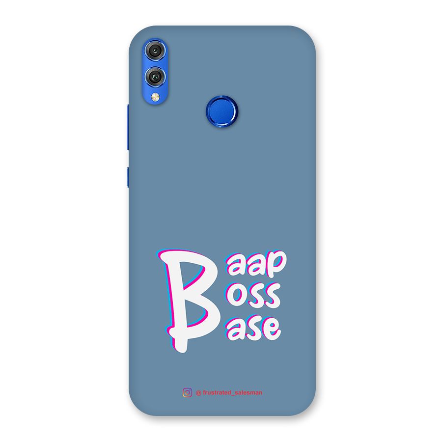 Baap Boss Base SteelBlue Back Case for Honor 8X
