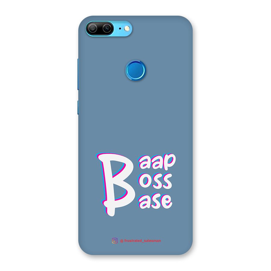 Baap Boss Base SteelBlue Back Case for Honor 9 Lite