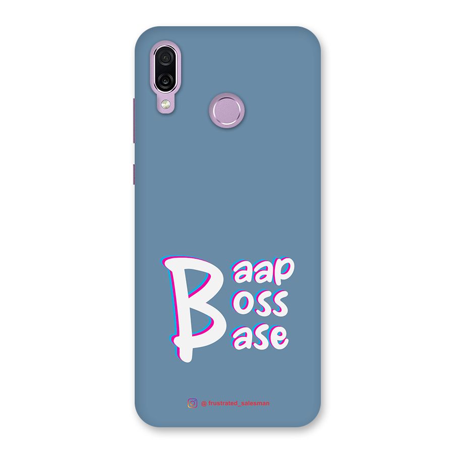 Baap Boss Base SteelBlue Back Case for Honor Play