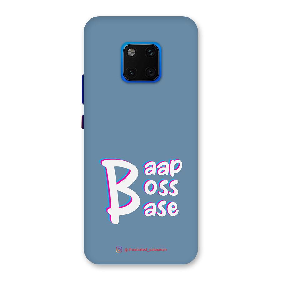 Baap Boss Base SteelBlue Back Case for Huawei Mate 20 Pro