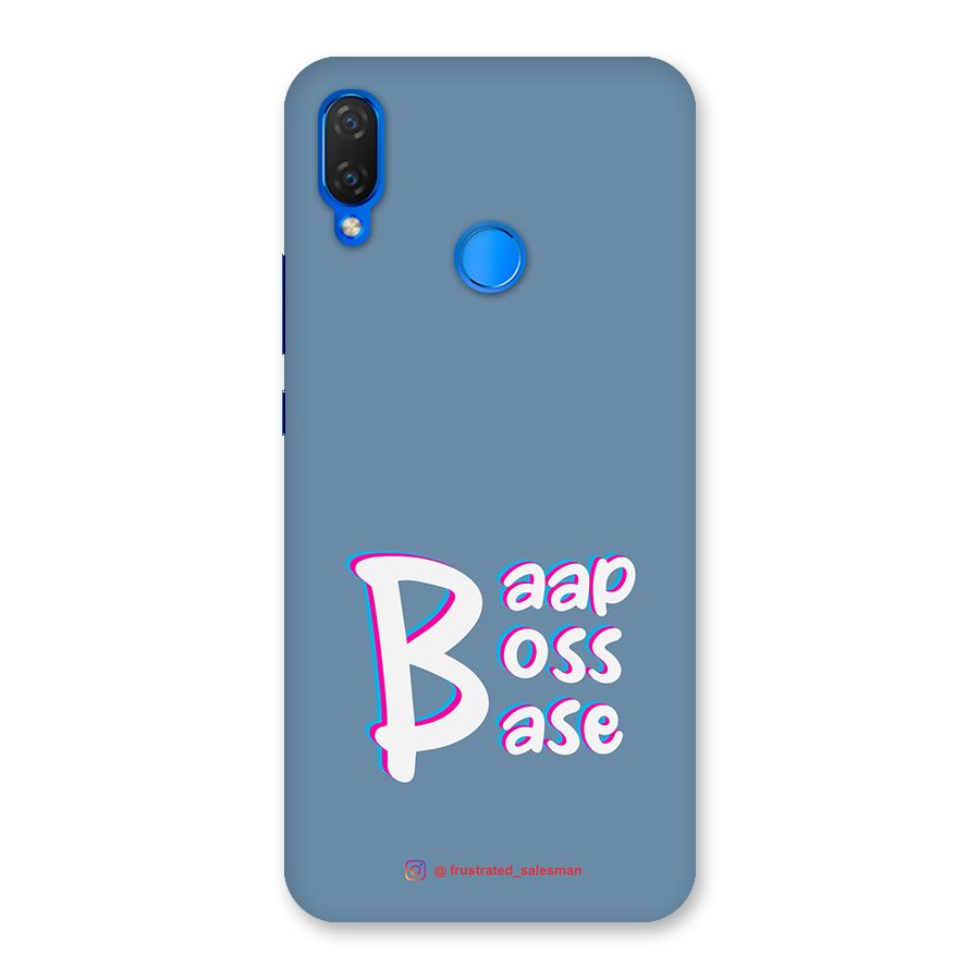 Baap Boss Base SteelBlue Back Case for Huawei P Smart+