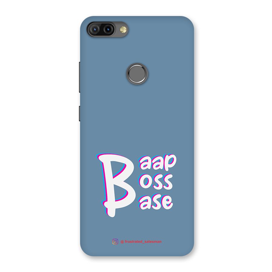 Baap Boss Base SteelBlue Back Case for Infinix Hot 6 Pro