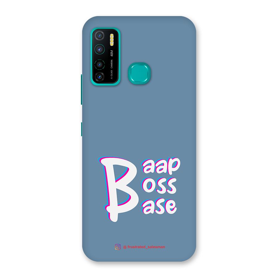 Baap Boss Base SteelBlue Back Case for Infinix Hot 9 Pro