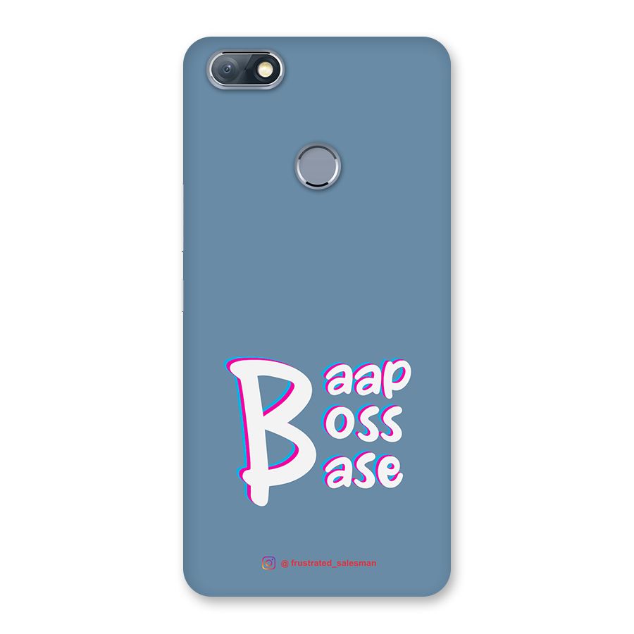 Baap Boss Base SteelBlue Back Case for Infinix Note 5