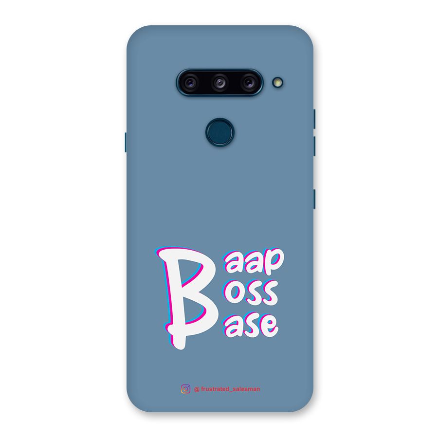 Baap Boss Base SteelBlue Back Case for LG  V40 ThinQ