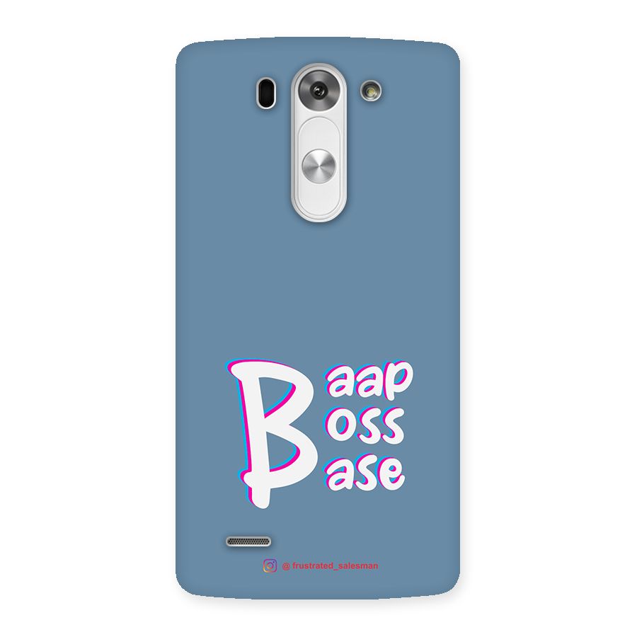 Baap Boss Base SteelBlue Back Case for LG G3 Mini
