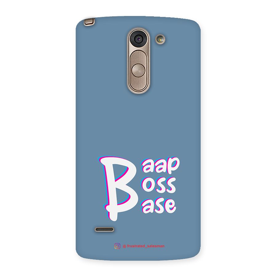 Baap Boss Base SteelBlue Back Case for LG G3 Stylus