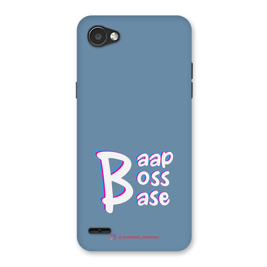 Baap Boss Base SteelBlue Back Case for LG Q6