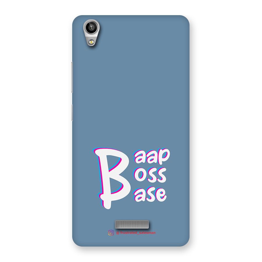 Baap Boss Base SteelBlue Back Case for Lava-Pixel-V1