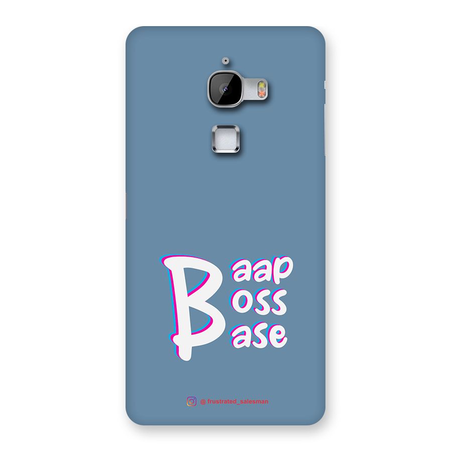 Baap Boss Base SteelBlue Back Case for LeTv Le Max
