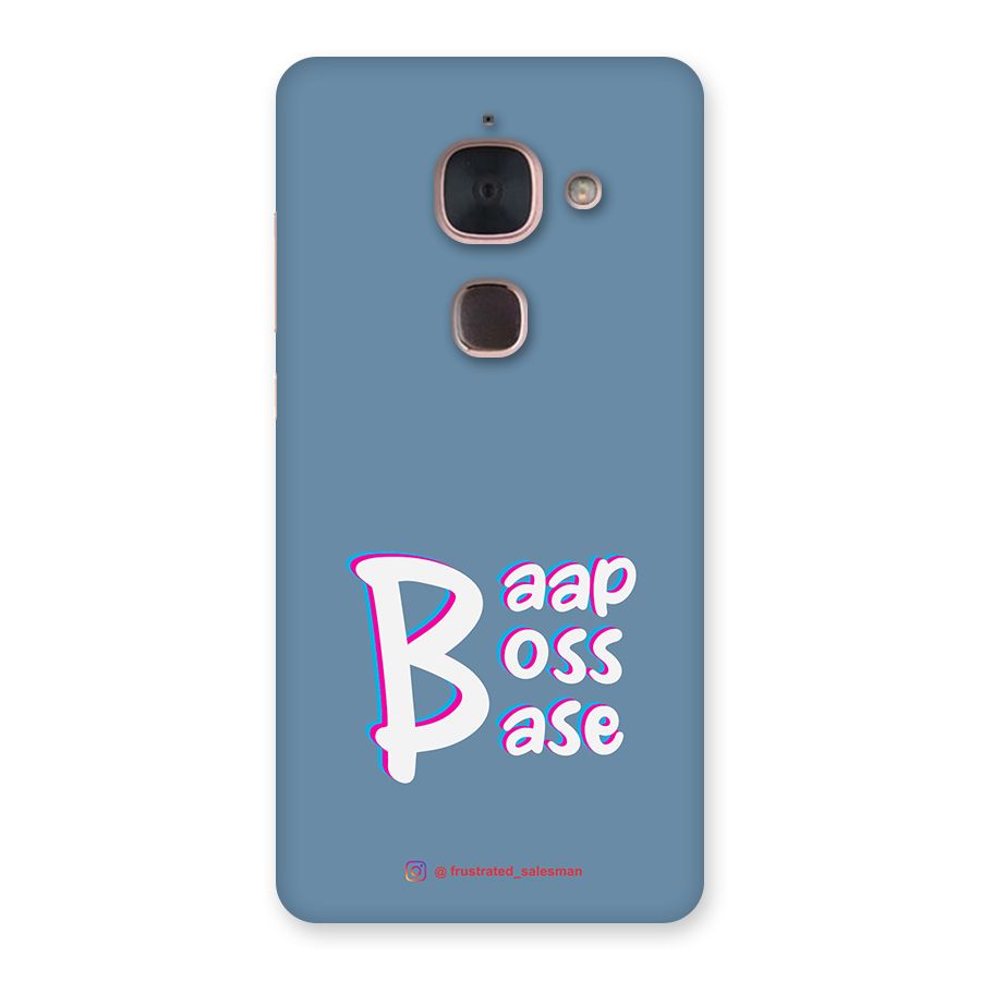 Baap Boss Base SteelBlue Back Case for Le Max 2