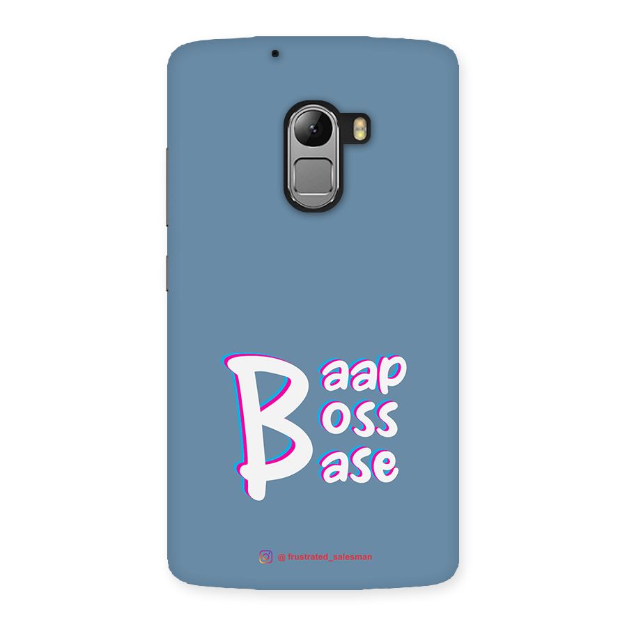 Baap Boss Base SteelBlue Back Case for Lenovo K4 Note